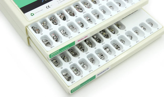 Profesjonalny Zestaw pierścieni bez rurek GP PRO Molar Band Kit