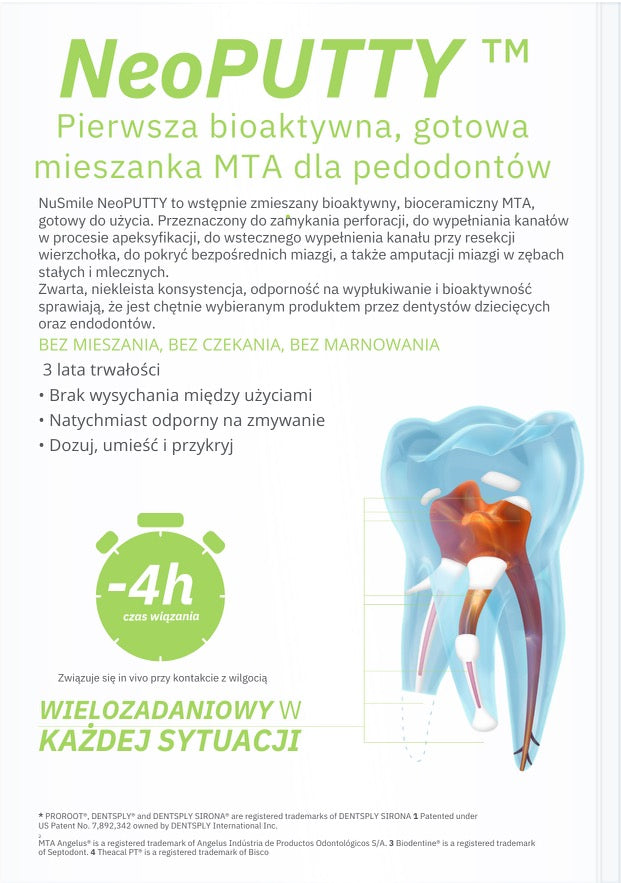 Bioaktywna gotowa pasta MTA NeoPUTTY