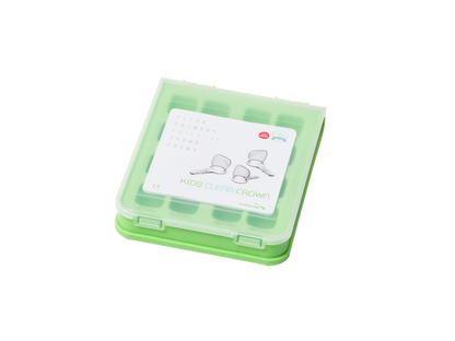 SHINHUNG celiulioidinių formų rinkinys priekinių pieninių dantų rekonstrukcijai - 80 dalių