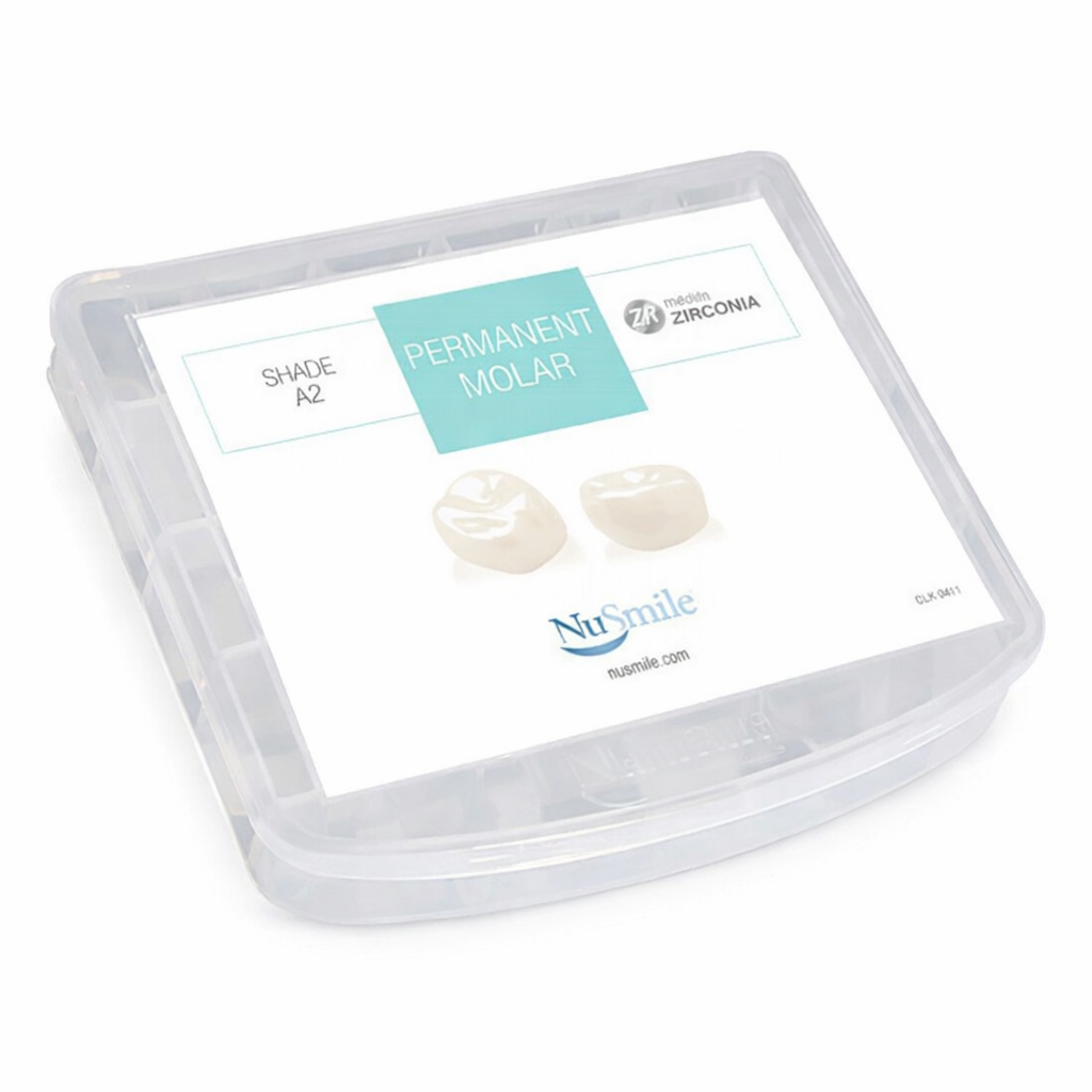 ZR NuSmile rinkinys nuolatiniams krūminiams dantims - šešiakampiai