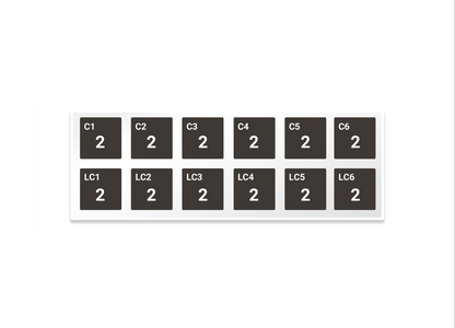 SSC NuSmile Zestaw ewolucyjny koron stalowych na kły mleczne- 24 korony
