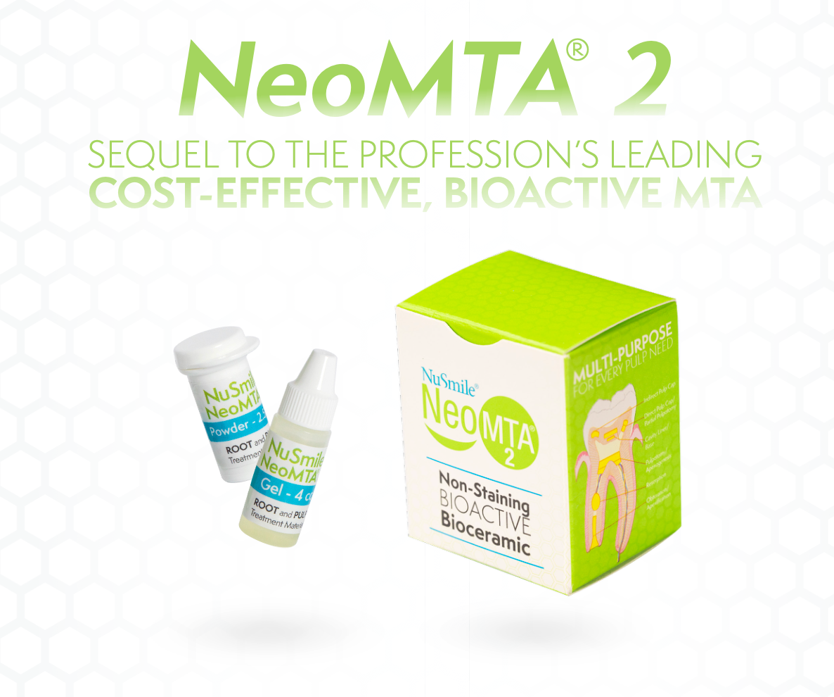 „NuSmile NeoMTA 2“ – milteliai ir skystis maišymui