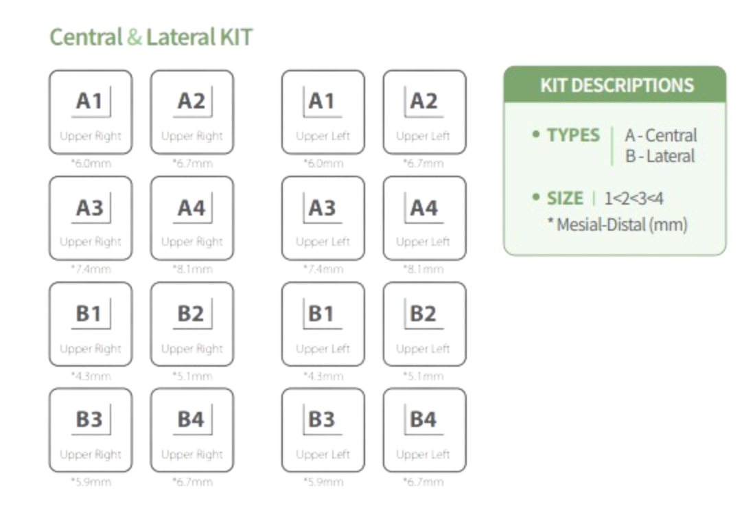 SHINHUNG Zestaw uzupełniający kształtek celuloidowych- 5 sztuk