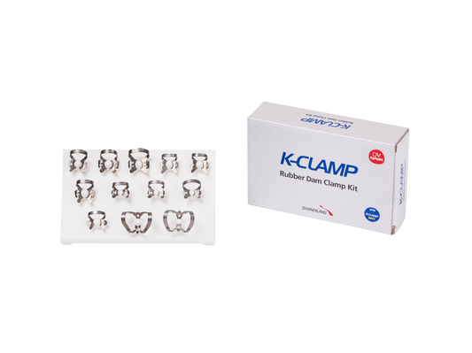 Rubber dam clamps for permanent teeth – 12 pieces